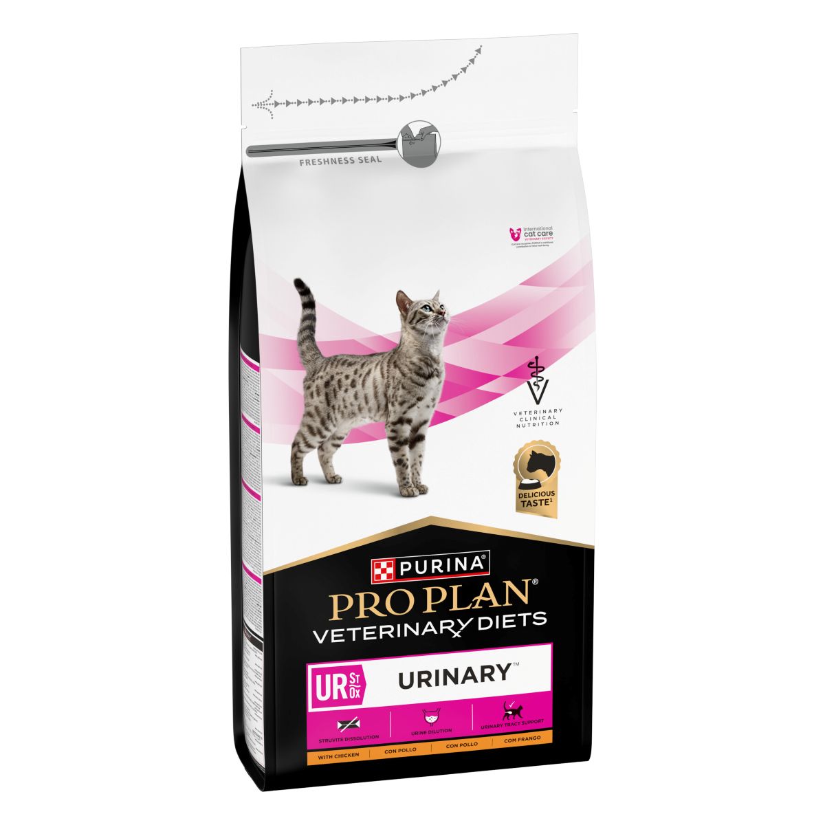 PURINA PRO PLAN® VETERINARY DIETS secco gatto UR Urinary St/Ox con Pollo
