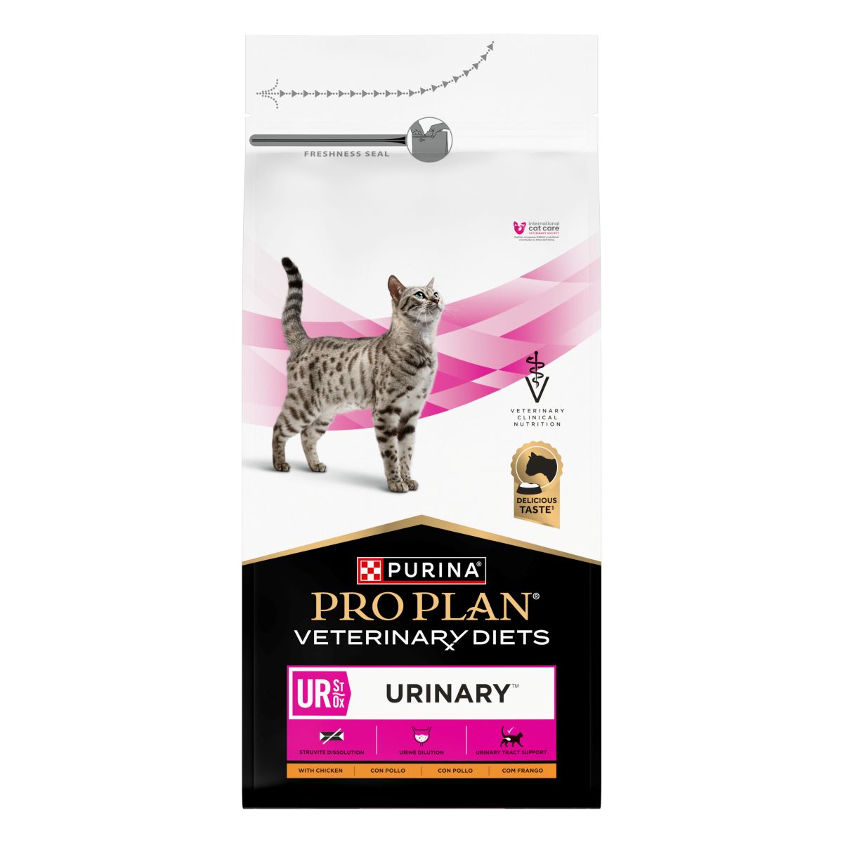 PURINA PRO PLAN® VETERINARY DIETS secco gatto UR Urinary St/Ox con Pollo