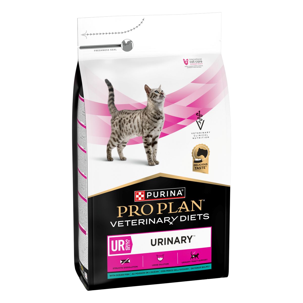 PURINA PRO PLAN® VETERINARY DIETS secco gatto UR Urinary St/Ox con Pesce dell'oceano