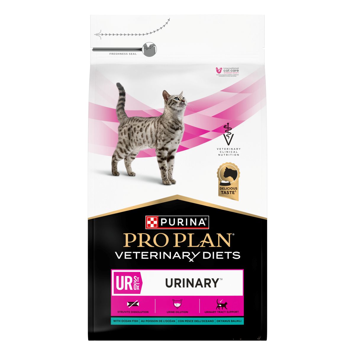 PURINA PRO PLAN® VETERINARY DIETS secco gatto UR Urinary St/Ox con Pesce dell'oceano