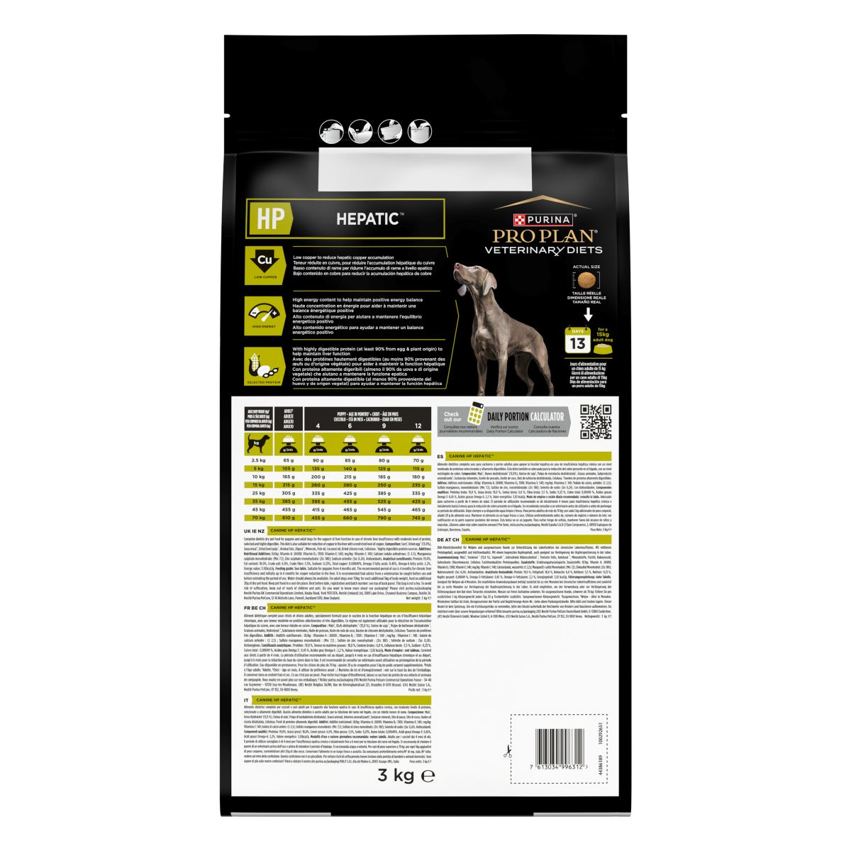 PURINA PRO PLAN® VETERINARY DIETS secco cane HP Hepatic