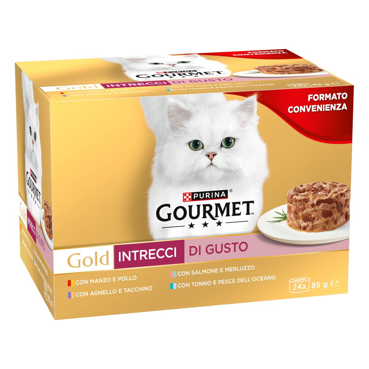 GOURMET® Gold MULTIPACK 24x Intrecci di Gusto