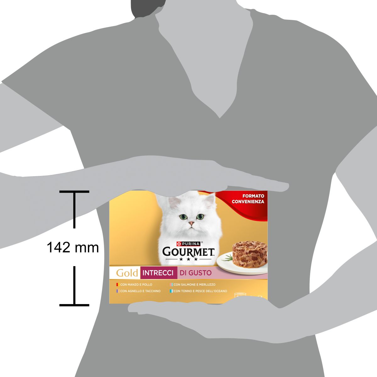 GOURMET® Gold MULTIPACK 24x Intrecci di Gusto