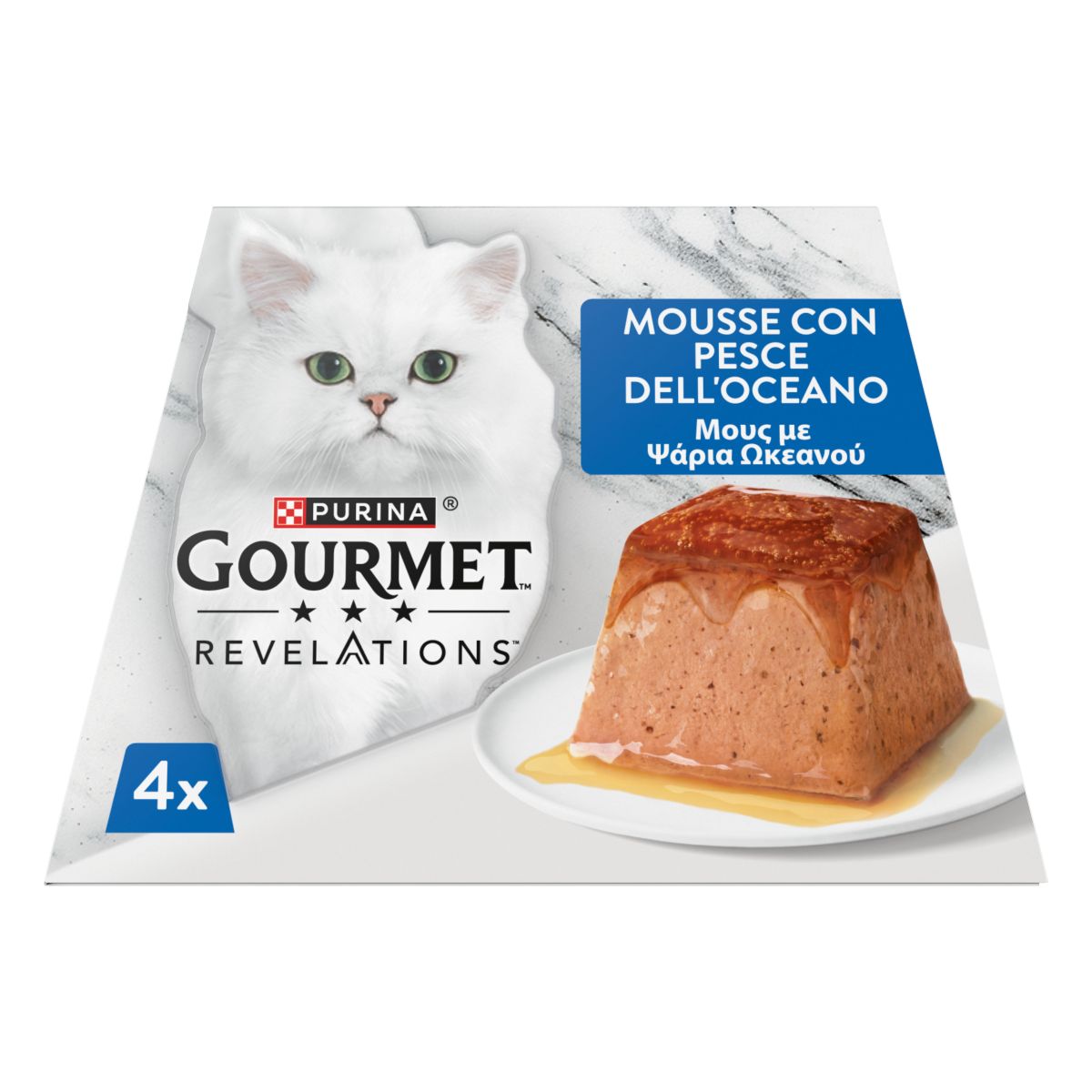 GOURMET REVELATIONS 4x57g Mousse in Salsa con Pesce Dell'Oceano