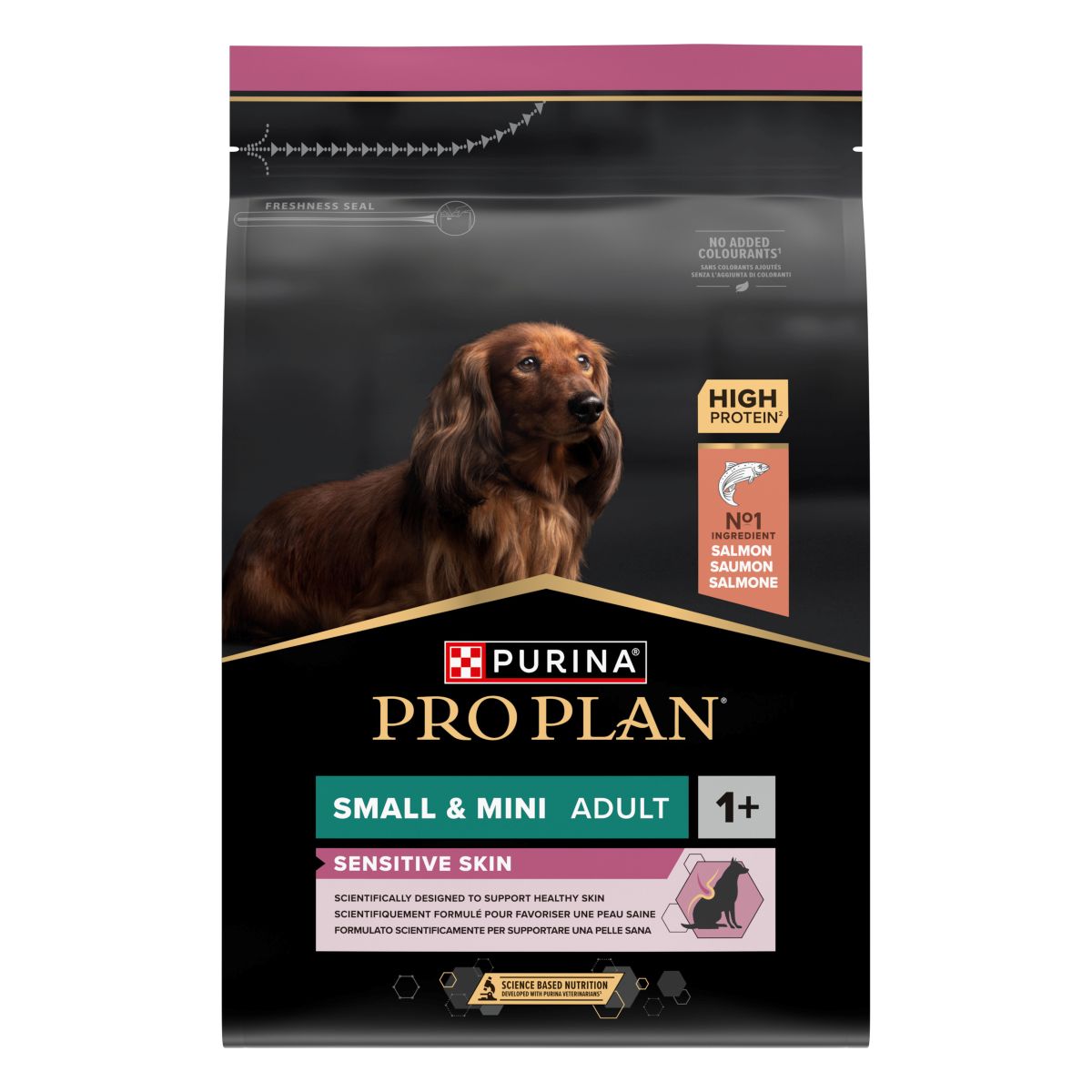 Purina Pro Plan Small & Mini Adult Sensitive Skin Ricco In Salmone

