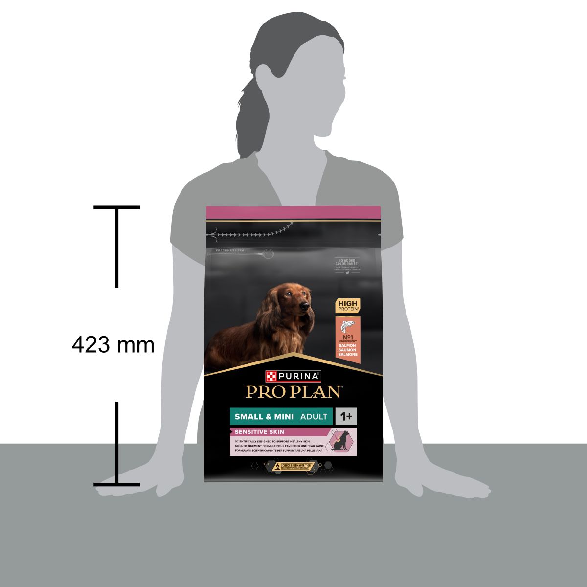 Purina Pro Plan Small & Mini Adult Sensitive Skin Ricco In Salmone
