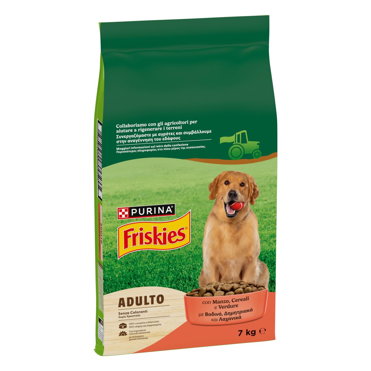 FRISKIES® Cane Crocchette Adulto con Manzo, Cereali e Verdure