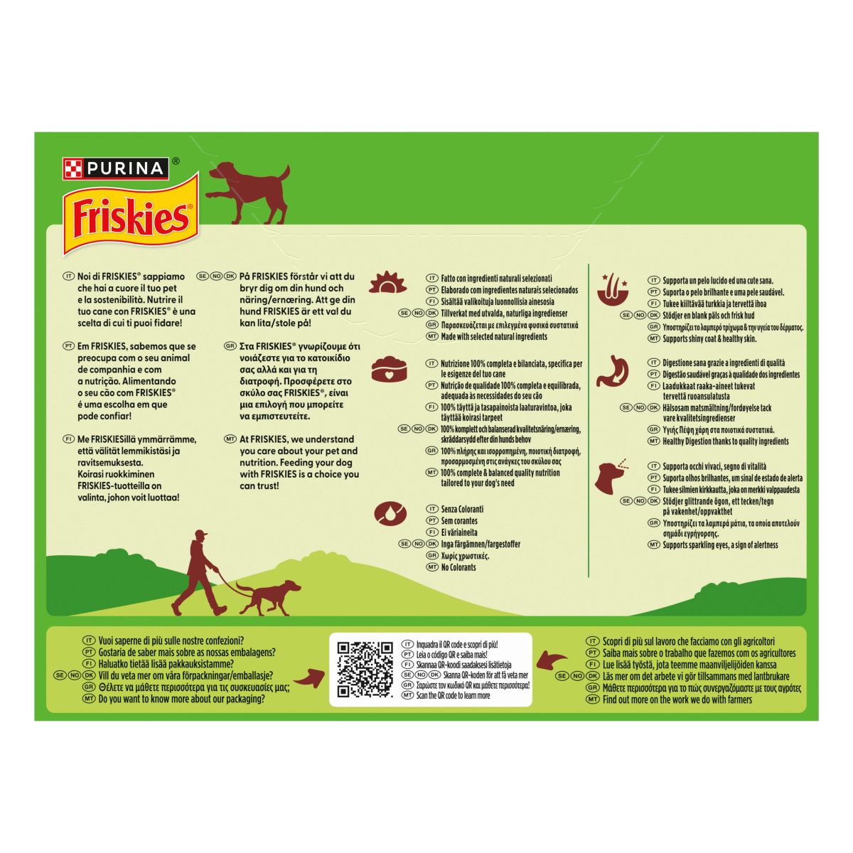 Friskies Buste 12x85gr Manzo, Pollo e Agnello in salsa

