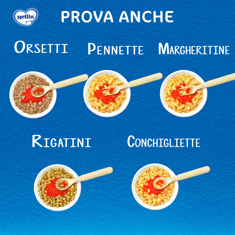 Mellin -  Ranocchiette con Grano Tenero e Spinaci Confezione da 280g
