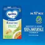 Mellin - Rigatini con Grano Tenero e  Piselli Confezione da 280g
