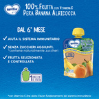Mellin – Merenda 100% Pera, Banana, Albicocca con Vitamina C confezione da 90 g
