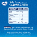 Mellin – Merenda 100% Pera, Banana, Albicocca con Vitamina C confezione da 90 g
