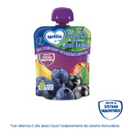 Mellin – Merenda 100% Mela, Banana, Mirtillo e Ribes Nero con Vitamina C e Carota confezione da 90 g
