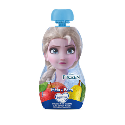 Mellin - Merenda Frozen 100% Mela e Pera con Vitamina C Confezione da 110g