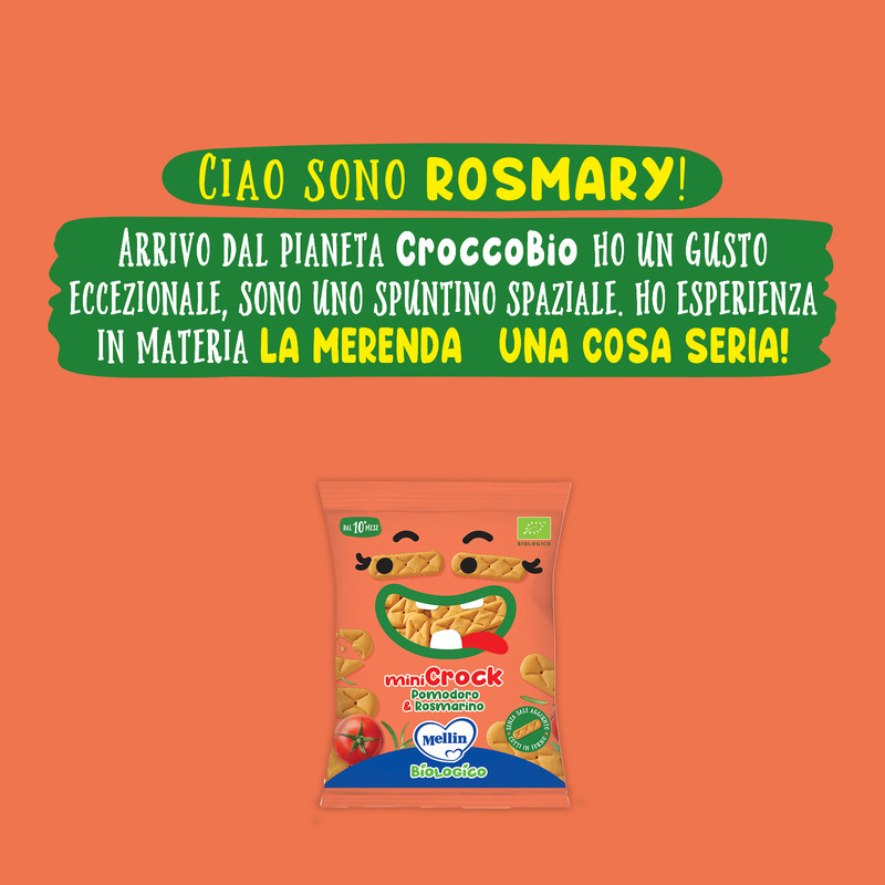 Mellin - Minicrock Pomodoro e Rosmarino Confezione da 30g
