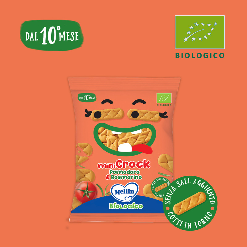Mellin - Minicrock Pomodoro e Rosmarino Confezione da 30g
