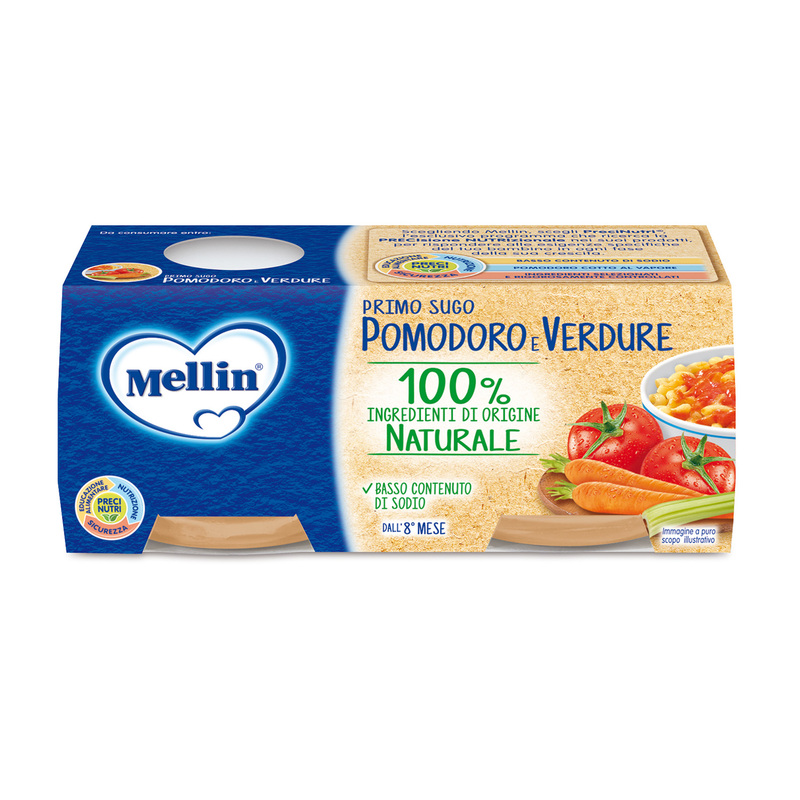 Omogeneizzati primi sughi - Pomodoro e verdure