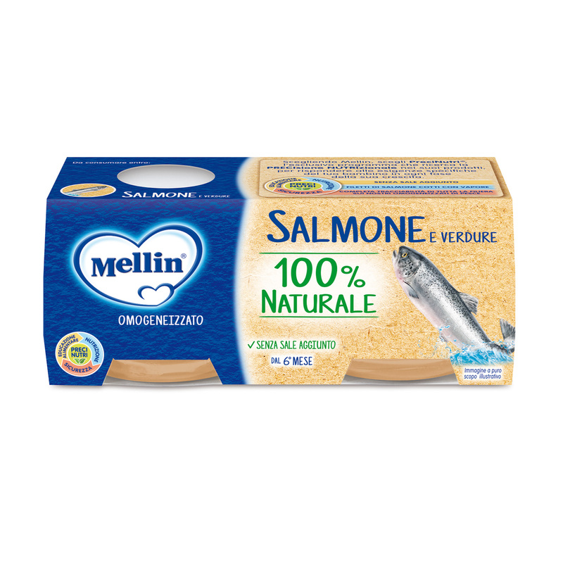 Omogeneizzati di pesce - Salmone