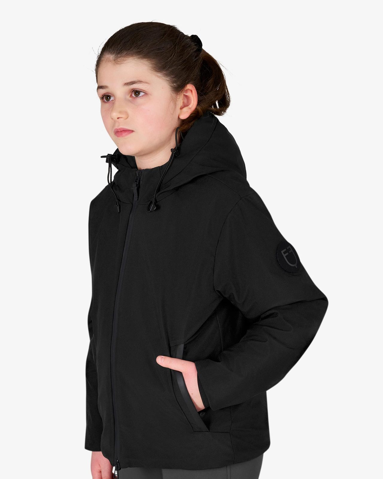 Unisex Kids Waterproof and Windproof Nylon Jacket