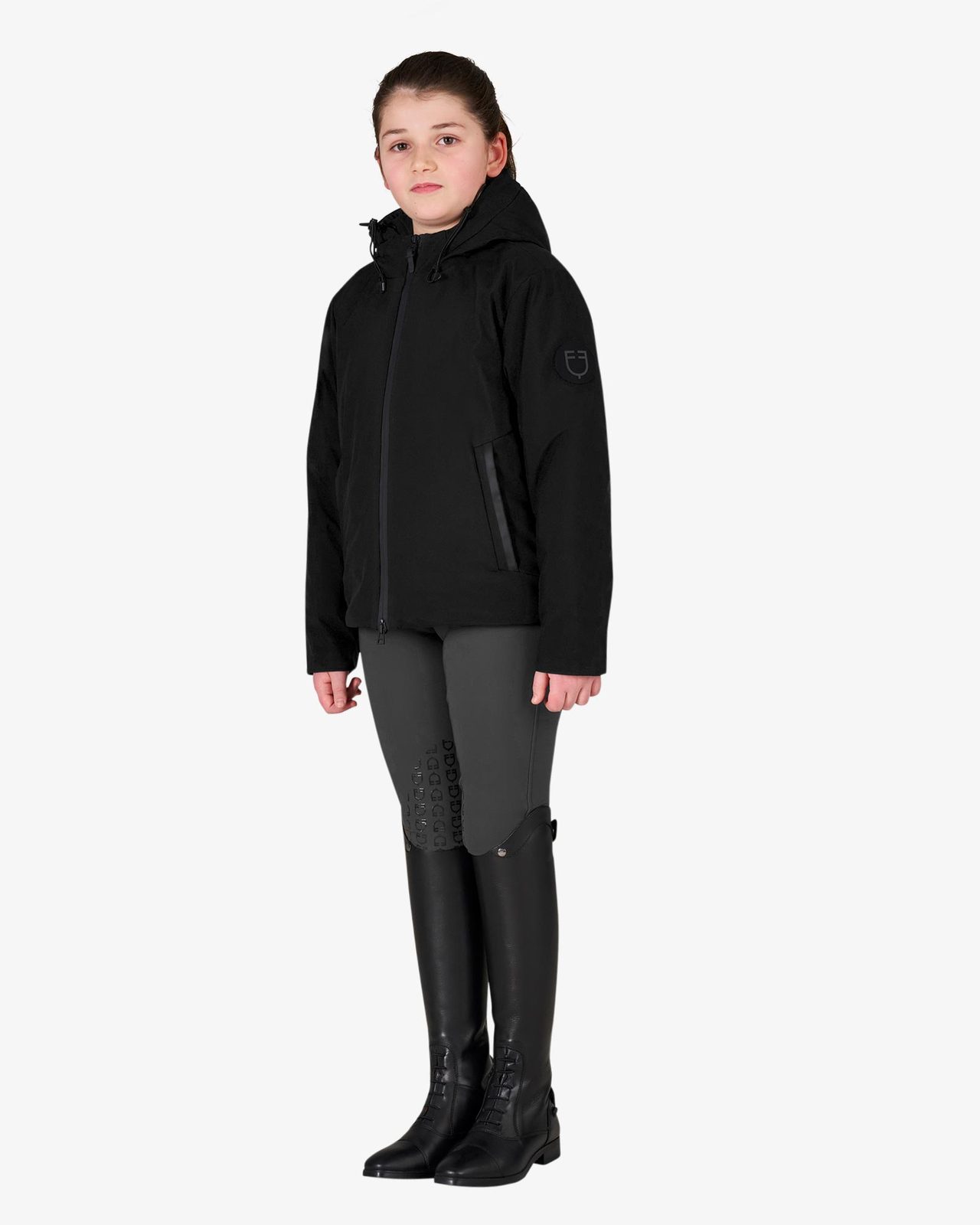 Unisex Kids Waterproof and Windproof Nylon Jacket