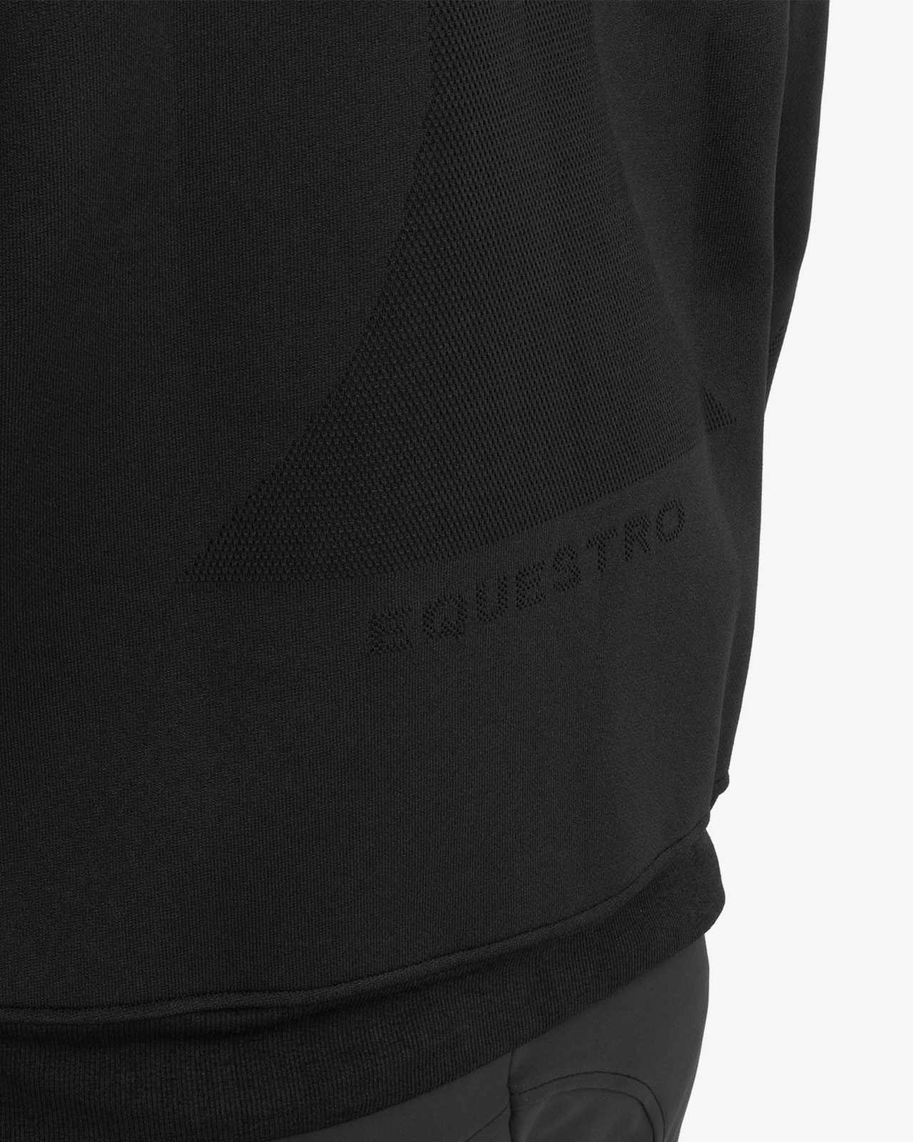 Men's technical crewneck sweatshirt with micro-mesh inserts