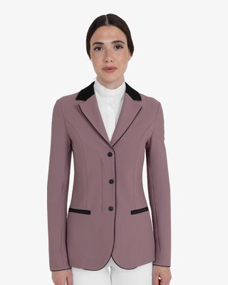 Women's competition jacket with zip and buttons