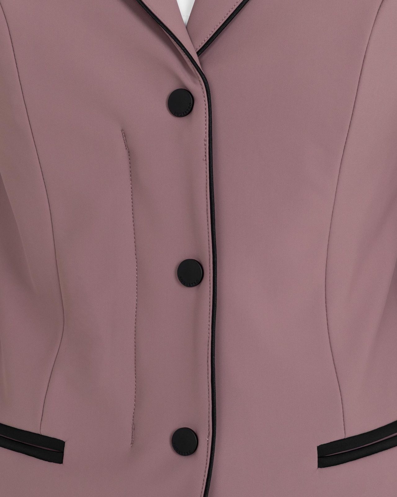 Women's competition jacket with zip and buttons
