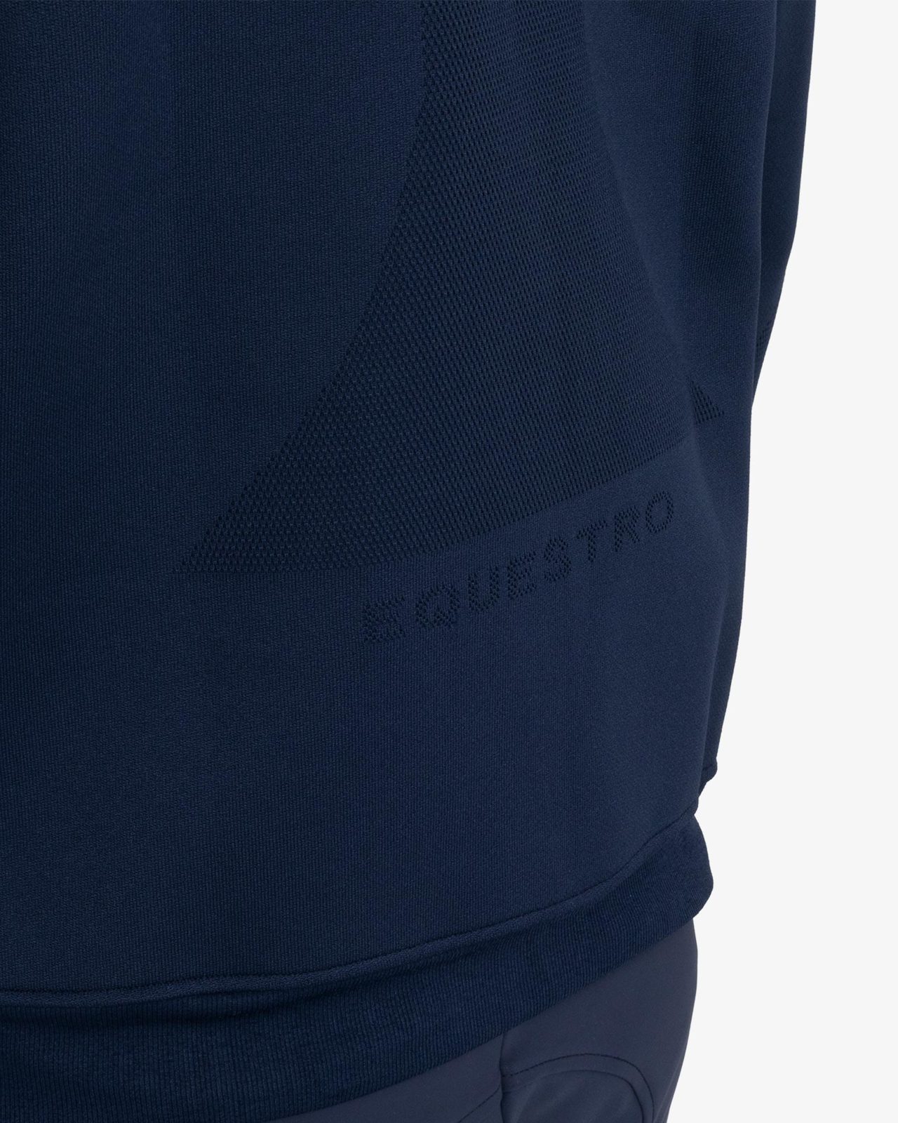 Men's technical crewneck sweatshirt with micro-mesh inserts