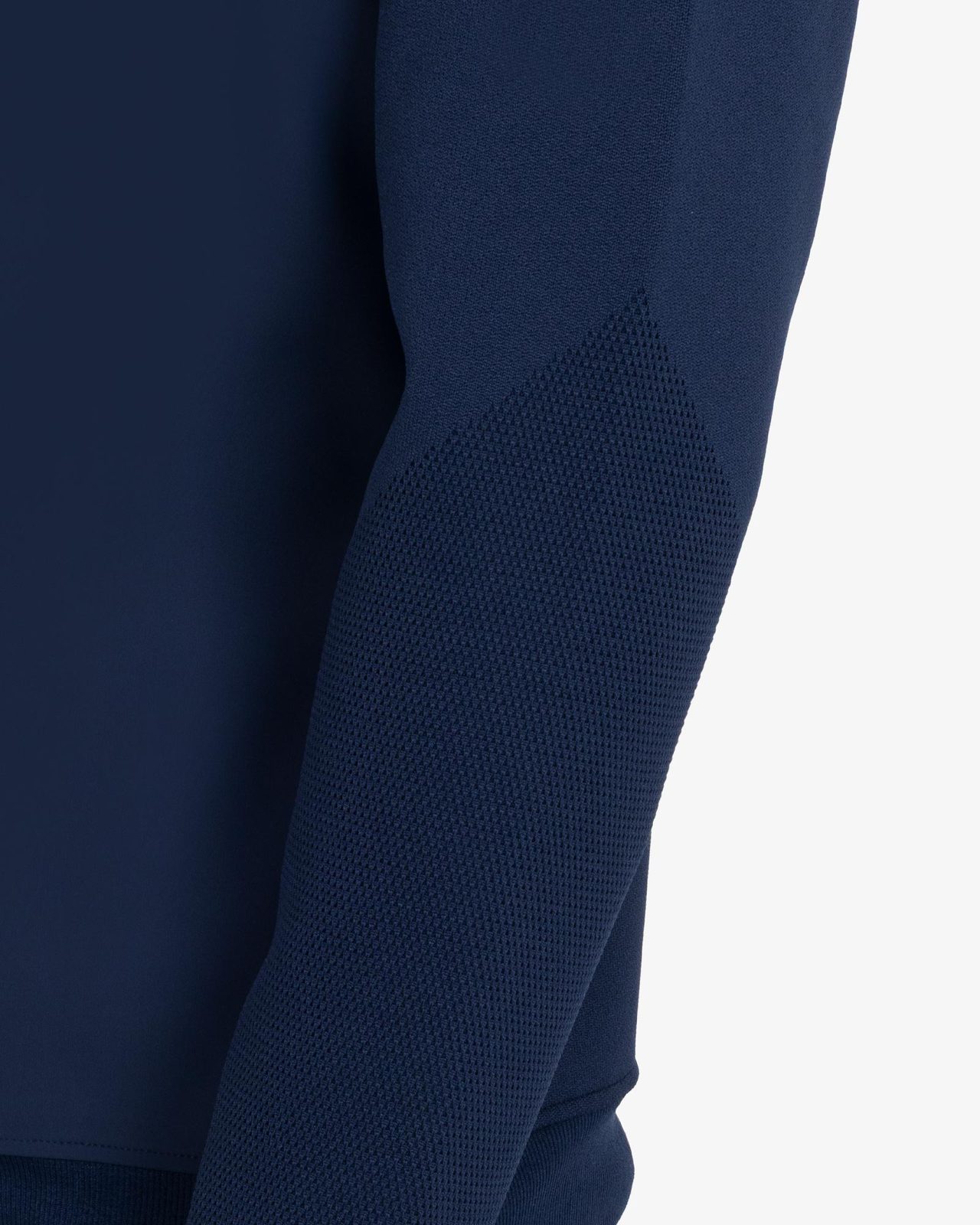 Men's technical crewneck sweatshirt with micro-mesh inserts
