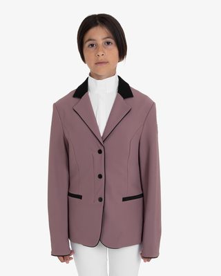 Kids' unisex competition jacket with zip and buttons