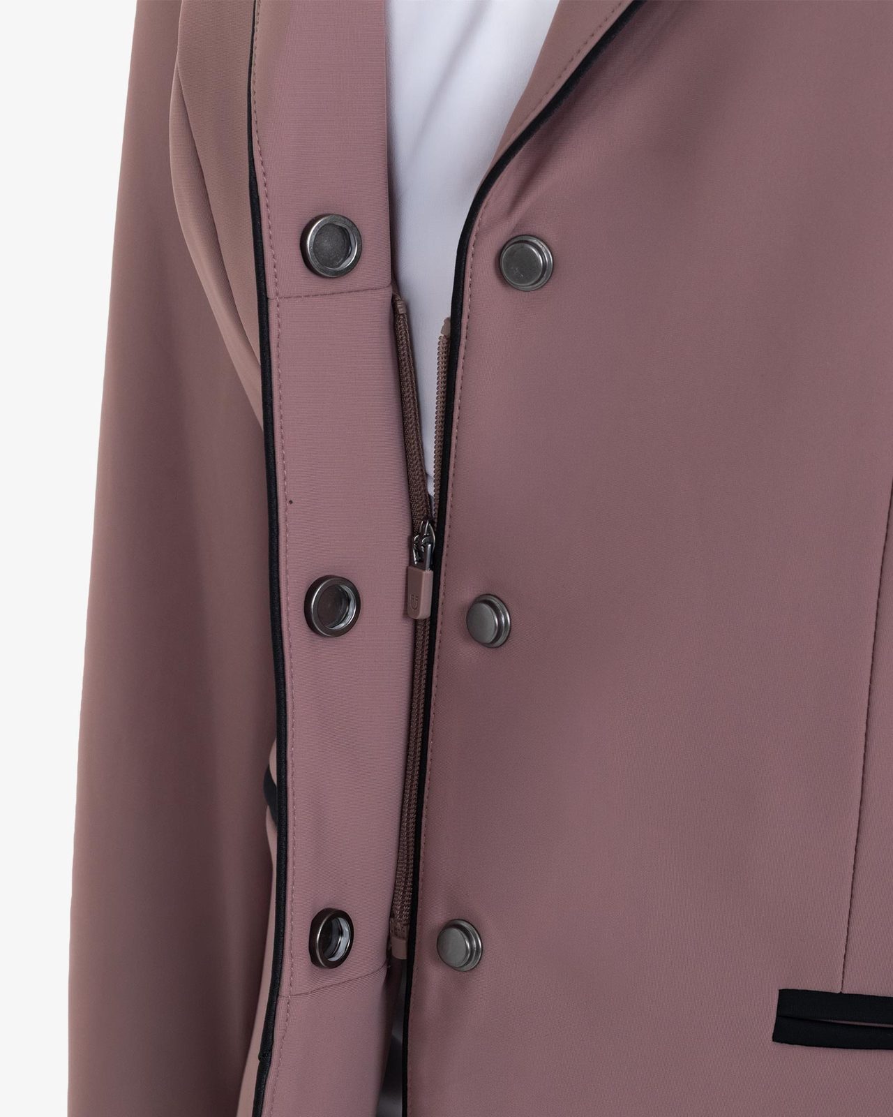 Kids' unisex competition jacket with zip and buttons
