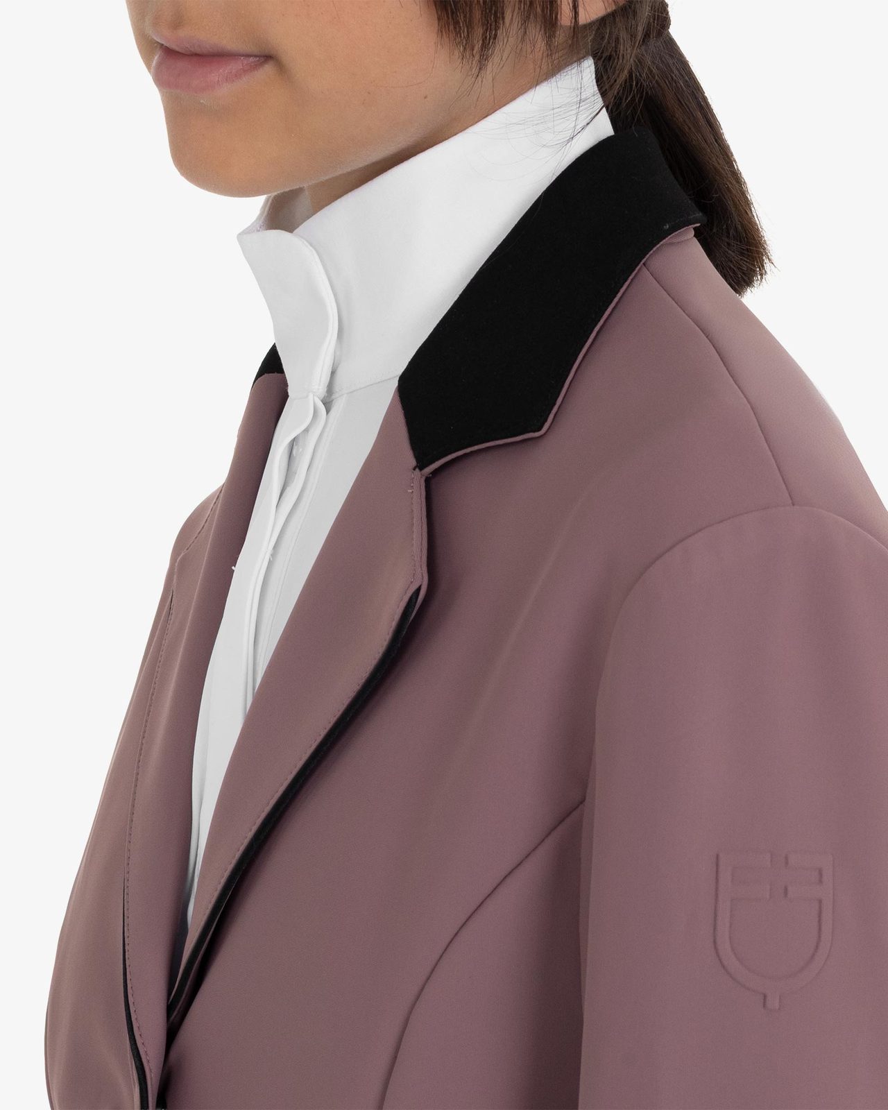 Kids' unisex competition jacket with zip and buttons
