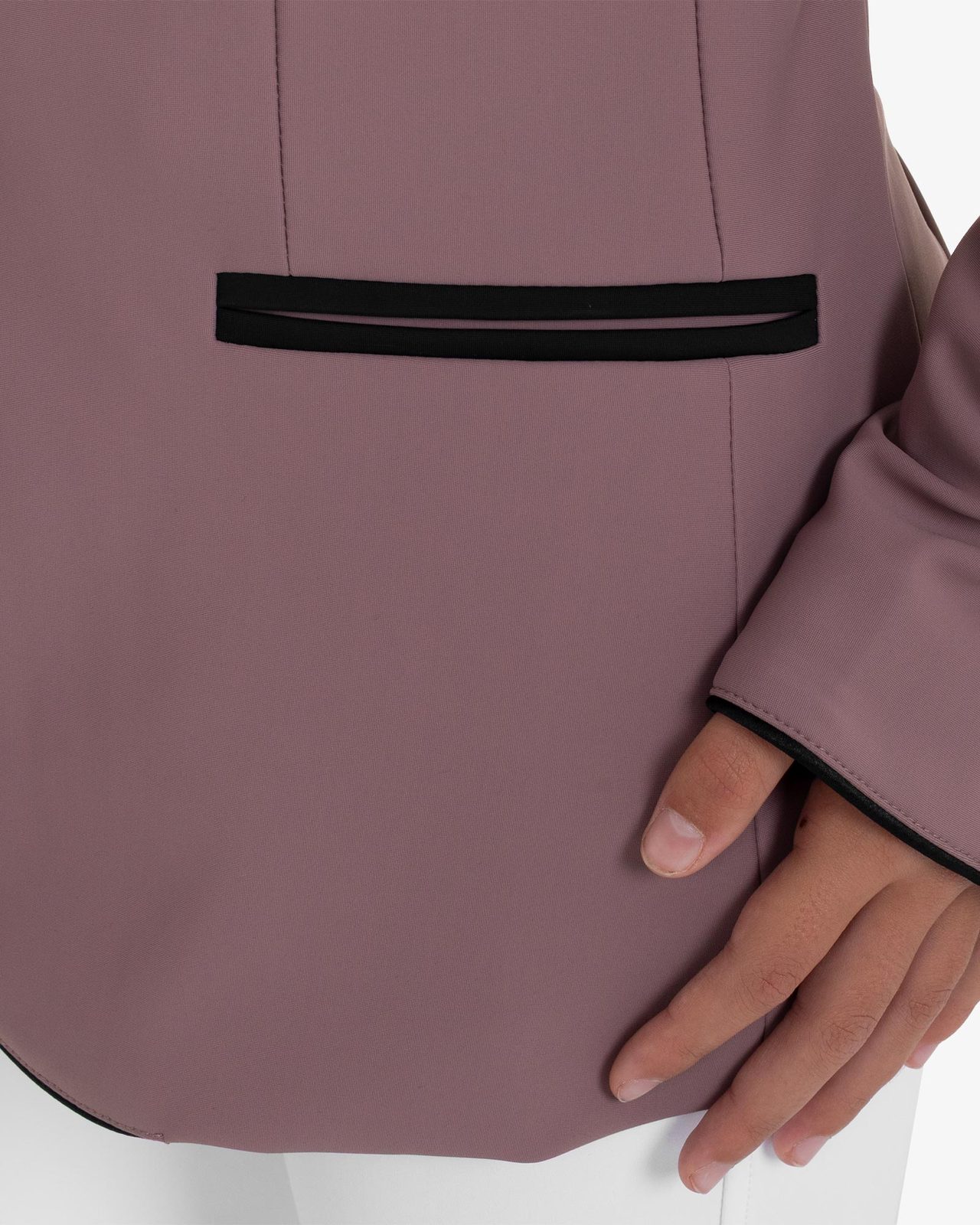 Kids' unisex competition jacket with zip and buttons