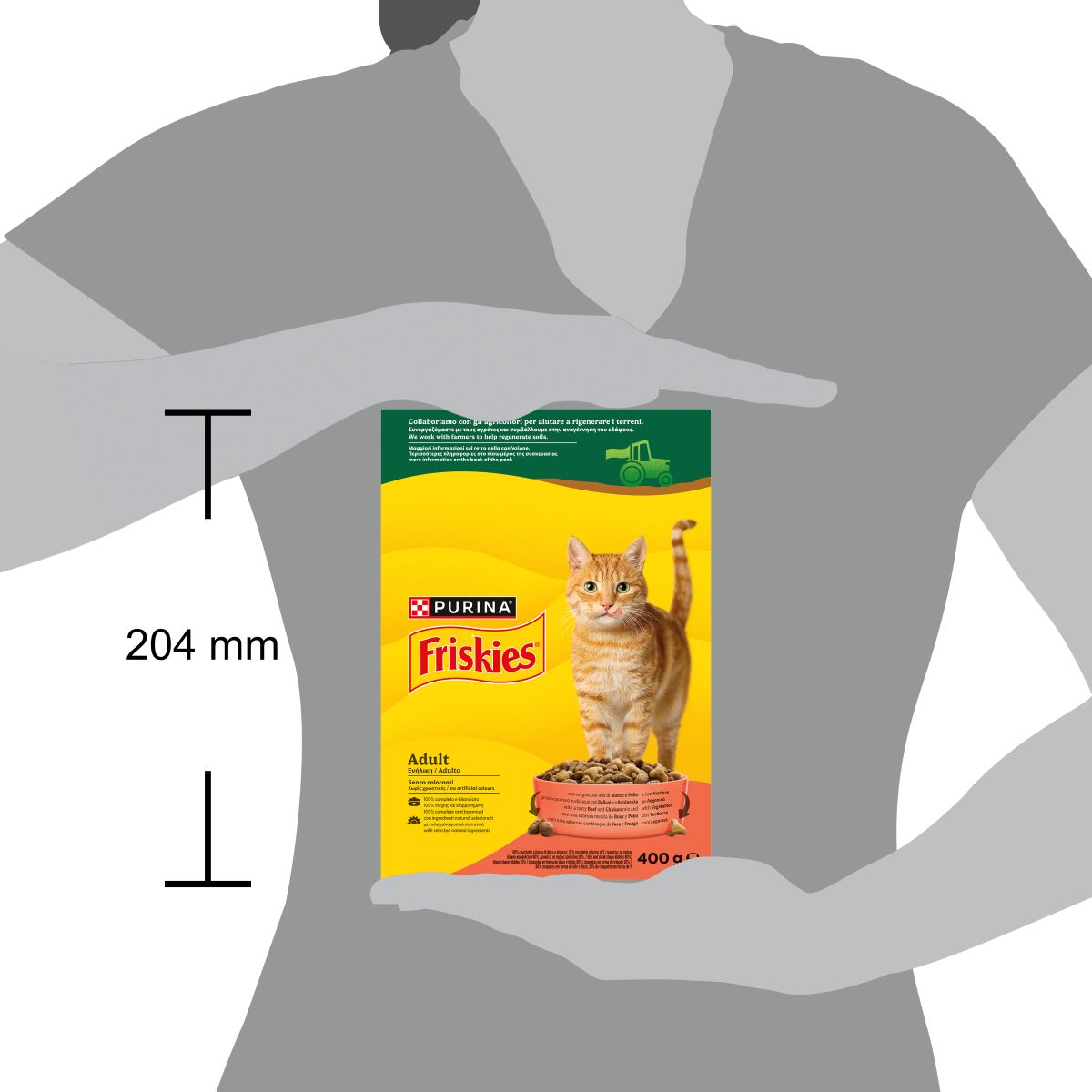 Purina Friskies® Adult con mix di Manzo / Pollo con Verdure in scatola