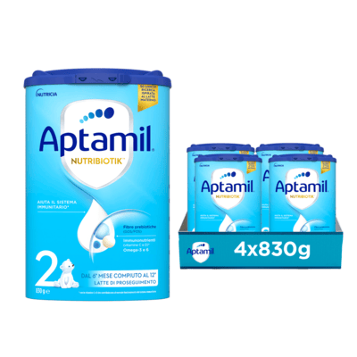 APTAMIL Nutribiotik 2 - Latte di proseguimento in Polvere 4x830g