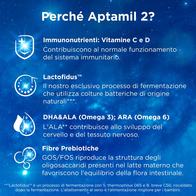 APTAMIL Nutribiotik 2 - Latte di proseguimento in Polvere 830g