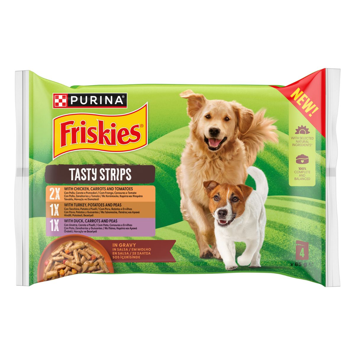  FRISKIES® TASTY STRIPS in Salsa 12X85g