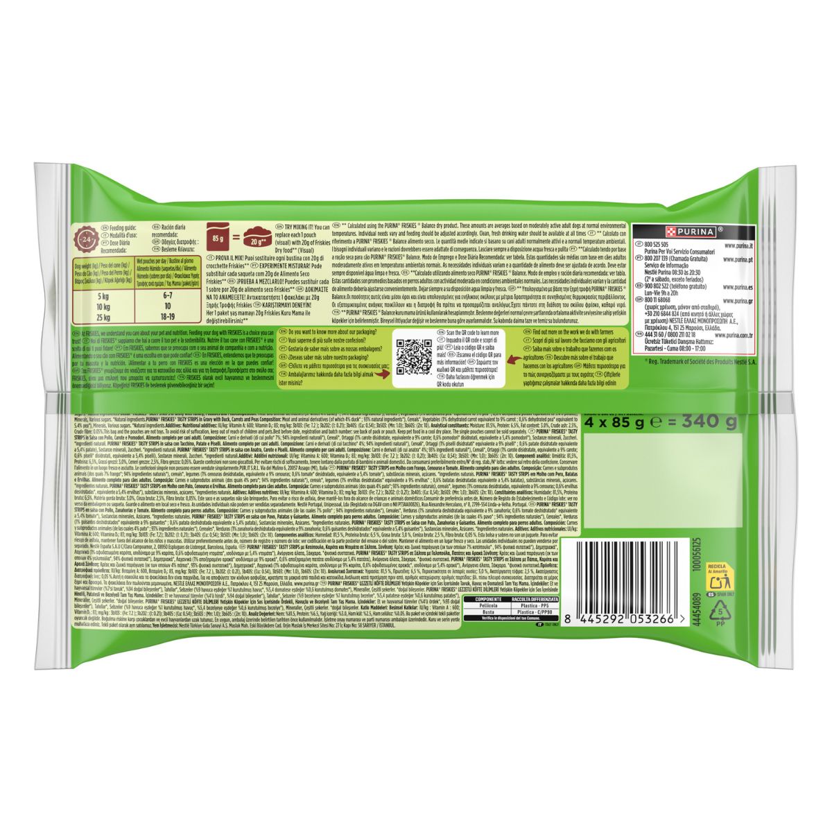  FRISKIES® TASTY STRIPS in Salsa 12X85g
