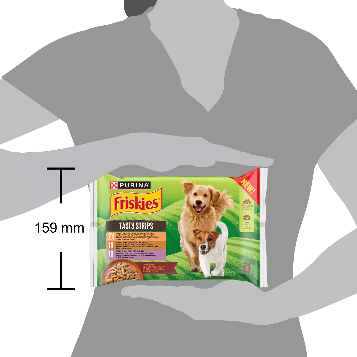  FRISKIES® TASTY STRIPS in Salsa 12X85g