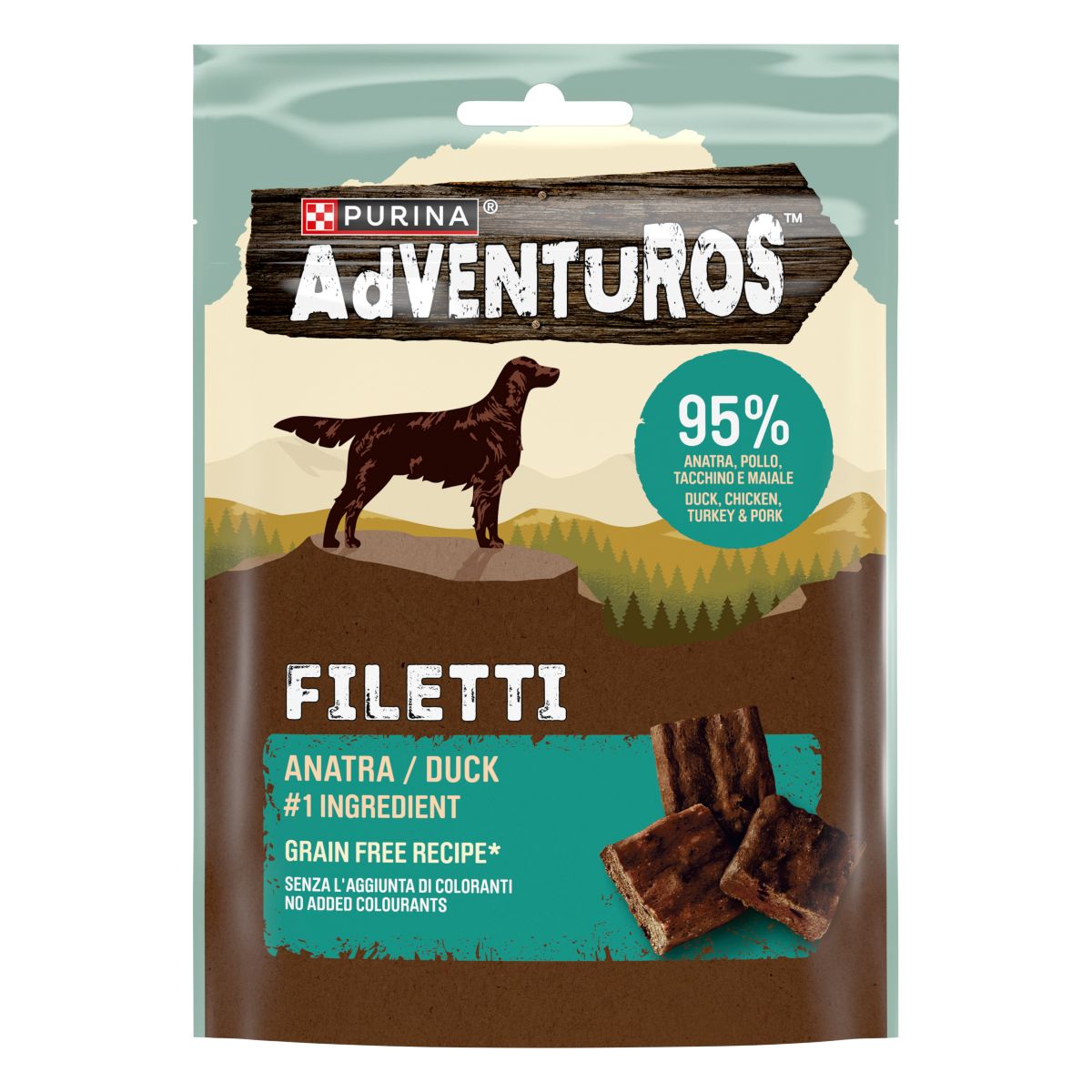 Adventuros High Meat 70g Filetti Anatra
