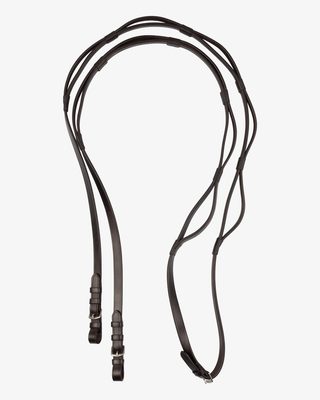 Leather reins with stainless steel buckles