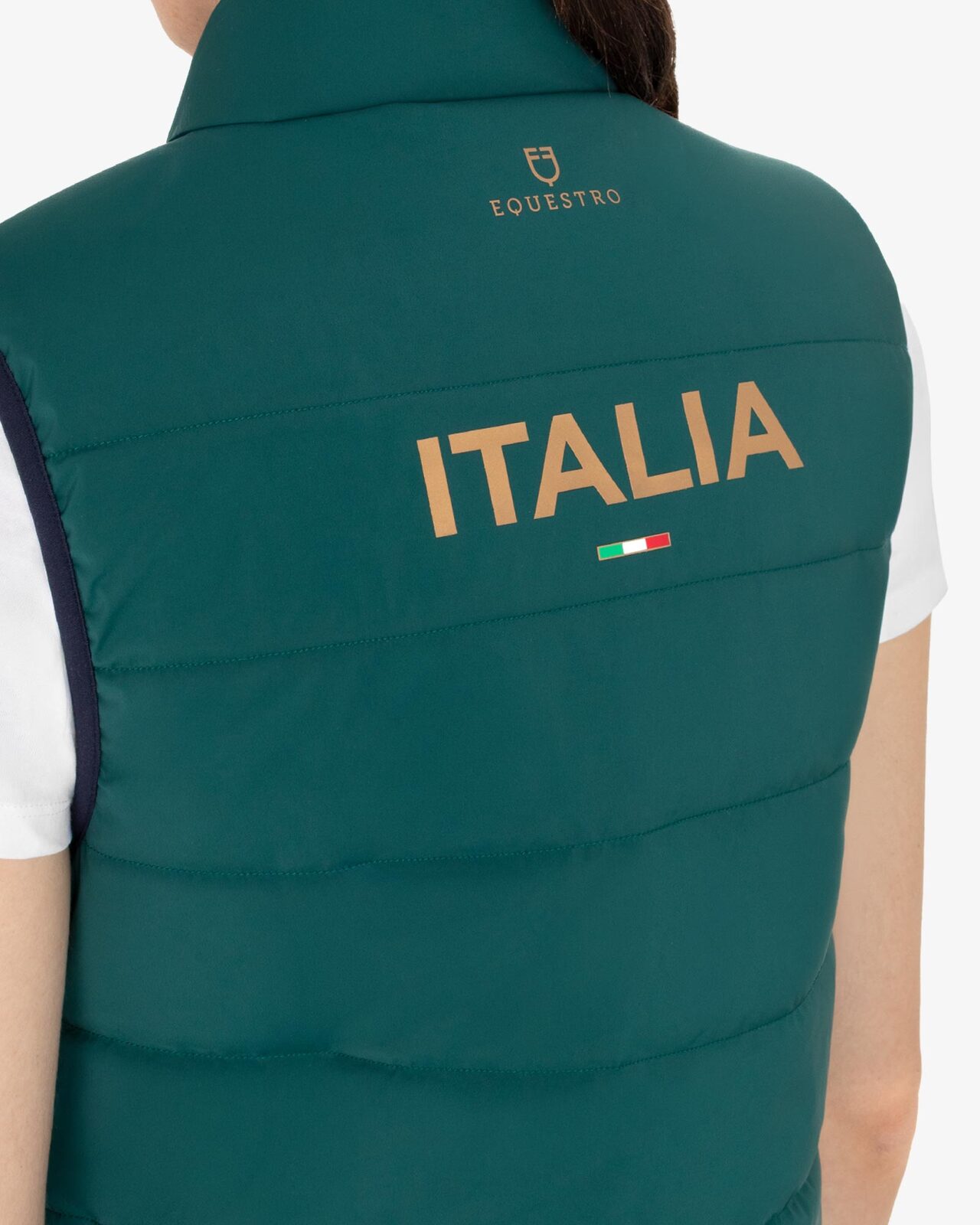 Women's slim fit vest Equestro X FISE centenary
