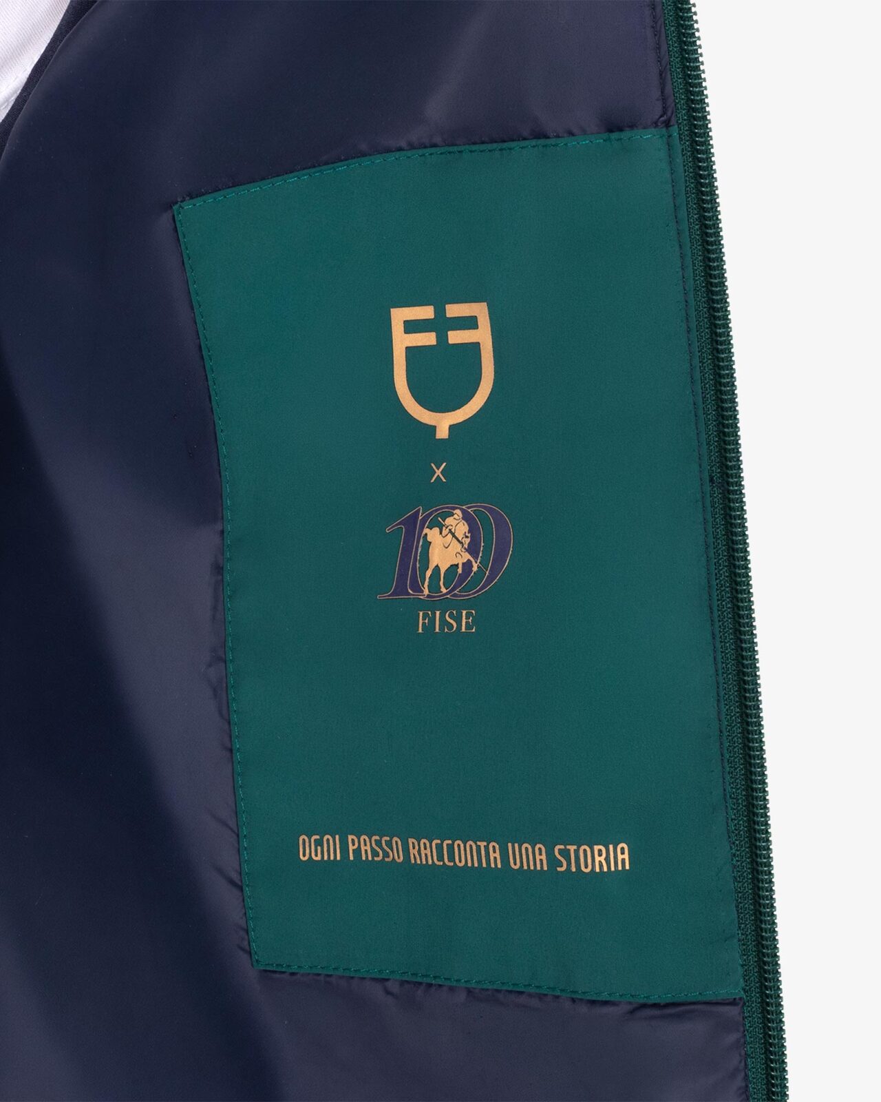 Women's slim fit vest Equestro X FISE centenary