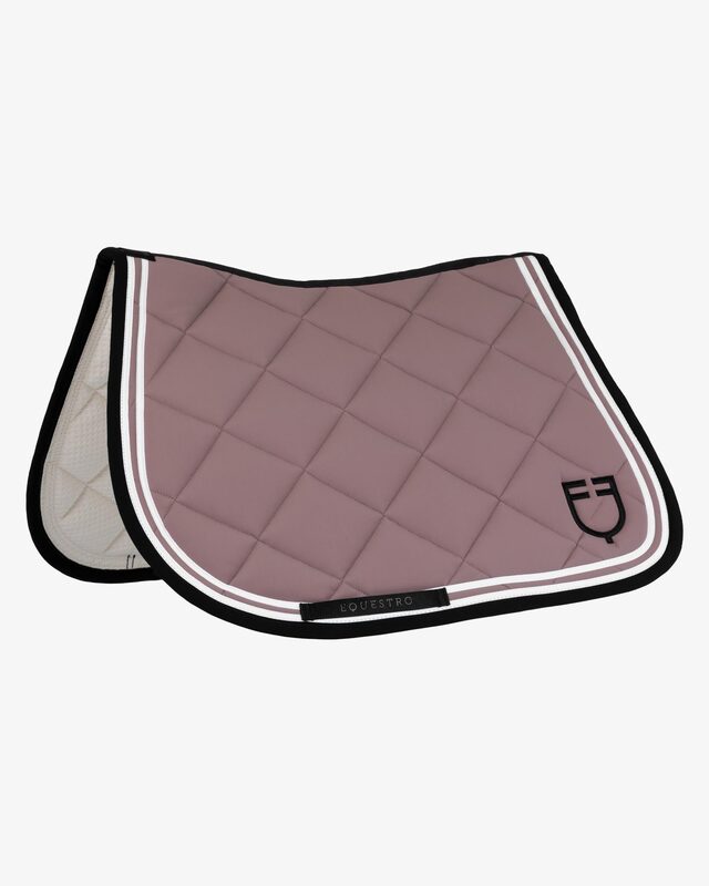 Double Stripes jumping saddle pad in technical fabric