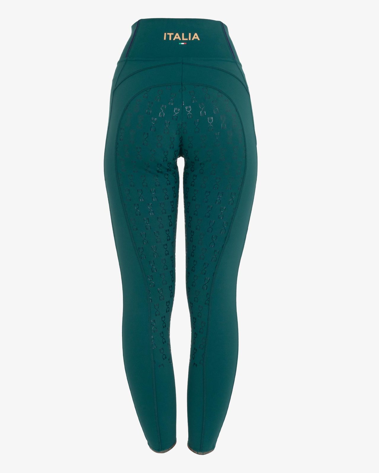 Women's slim fit full grip leggings Equestro X FISE centenary