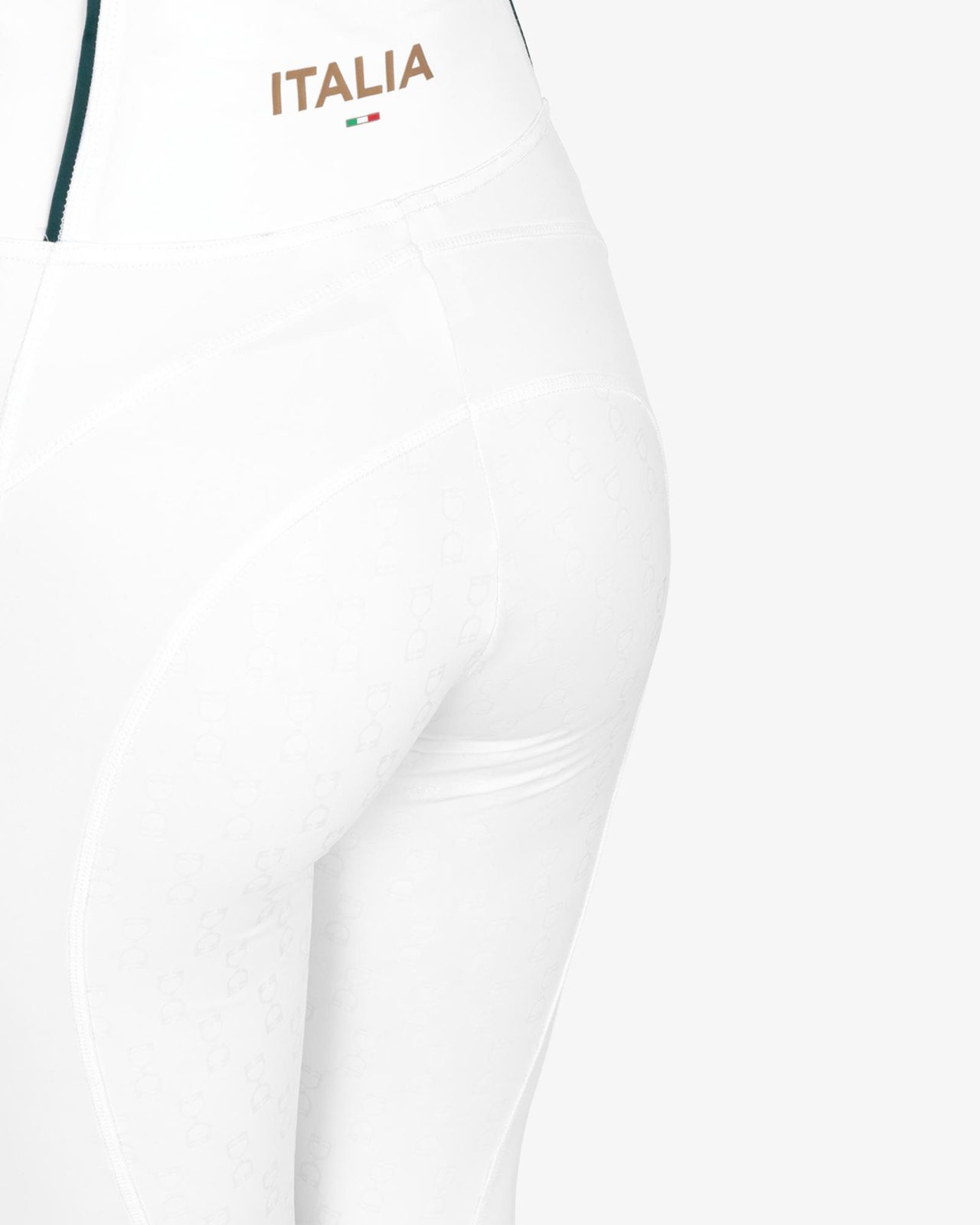 Women's slim fit full grip leggings Equestro X FISE centenary