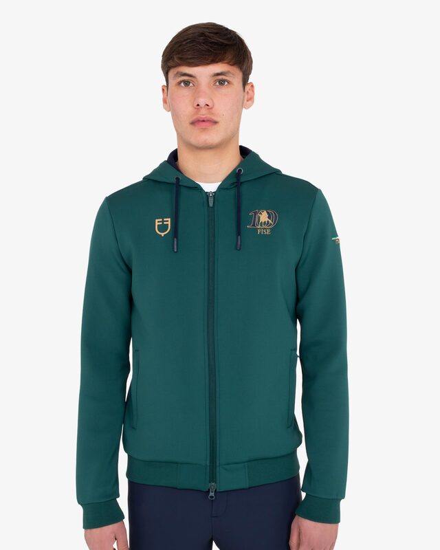 Men's hoodie Equestro X FISE centenary