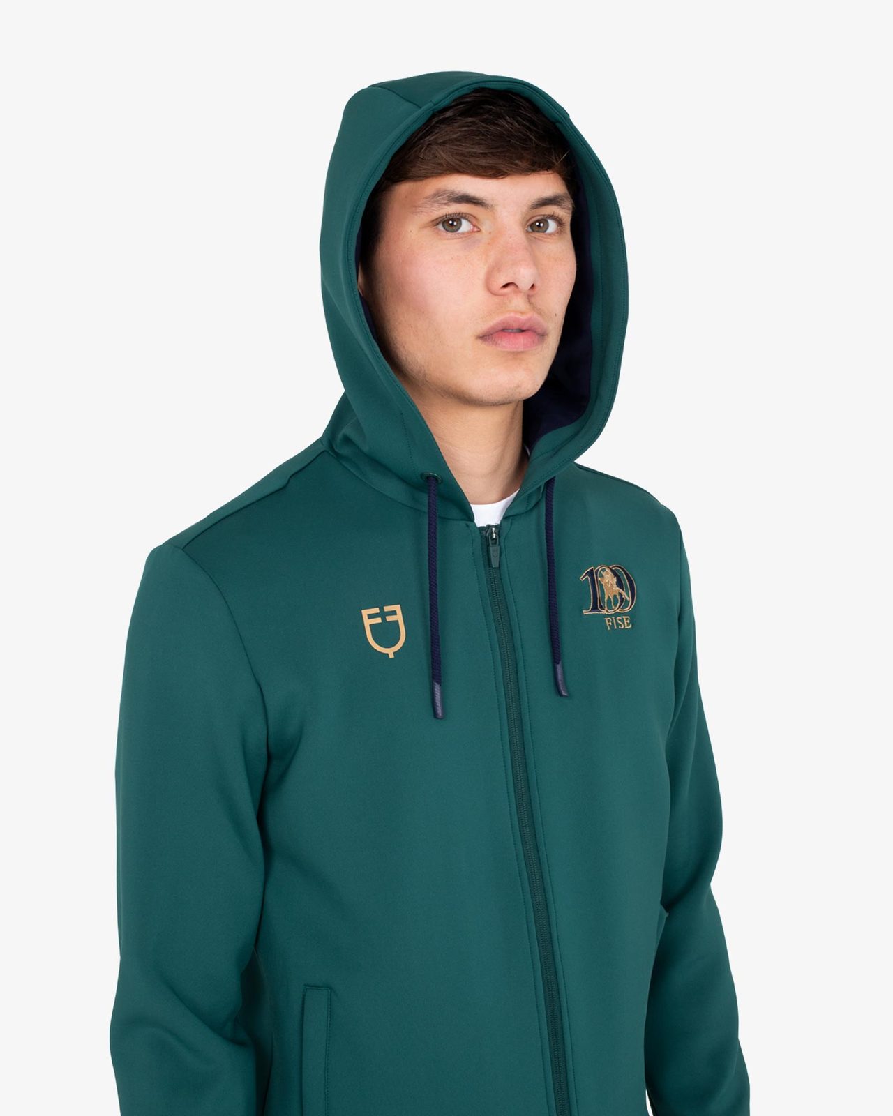 Men's hoodie Equestro X FISE centenary