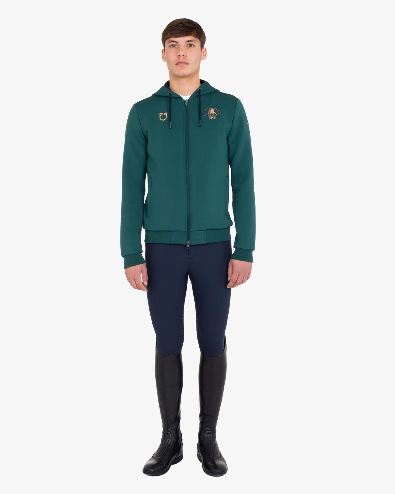 Men's hoodie Equestro X FISE centenary