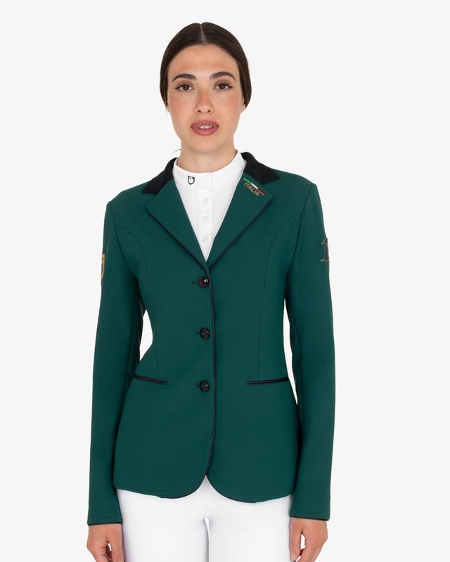 Women's three-button competition jacket Equestro X FISE centenary